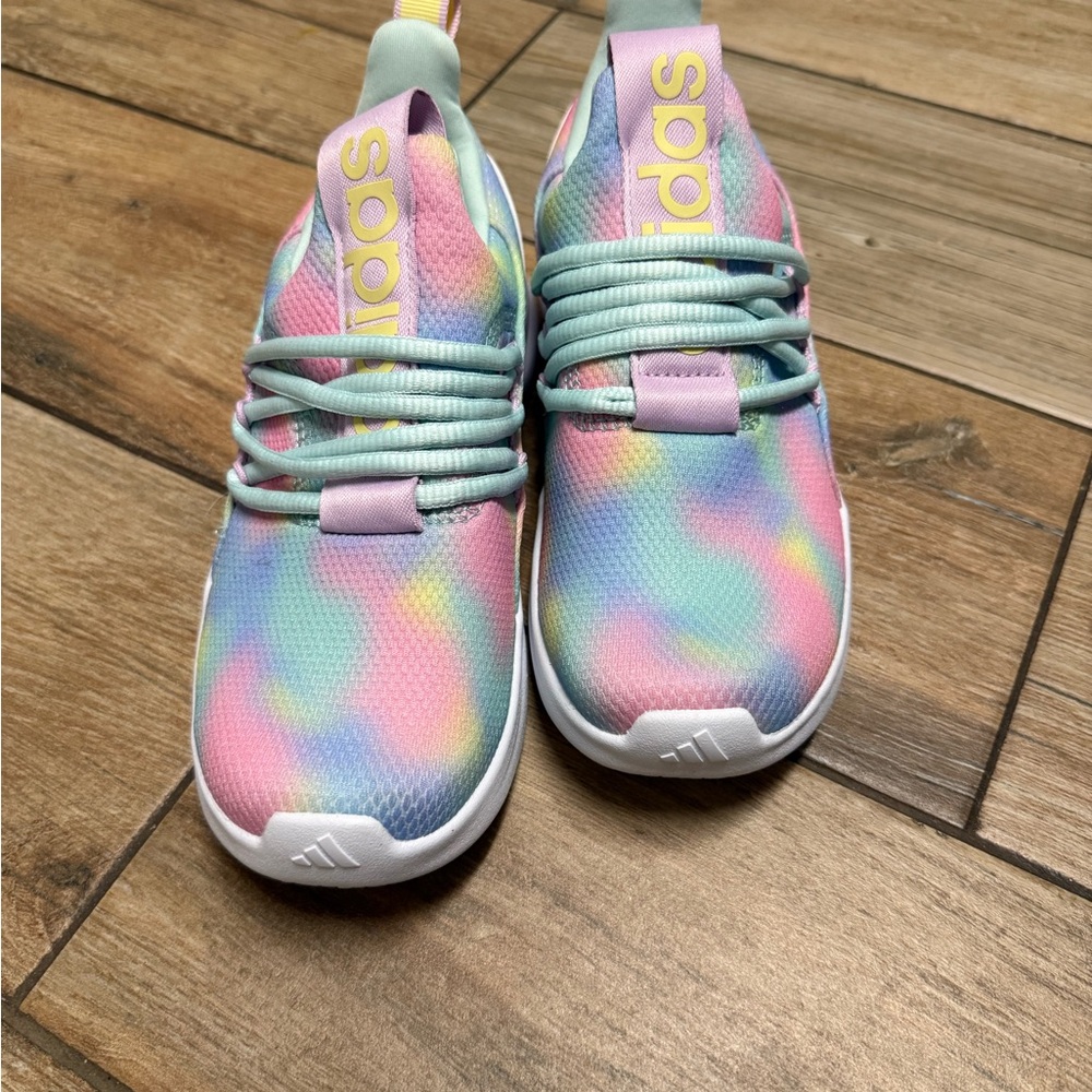 adidas Kids Multicolor Pastel Tie-Dye Lace-Up Sneakers
